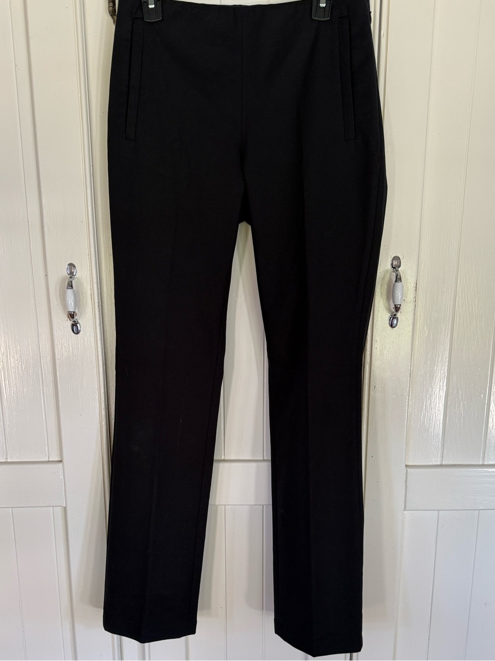 COS Womens Flat-front Side Zip with Side Pockets, Zippered Ankle Slacks Size 10
